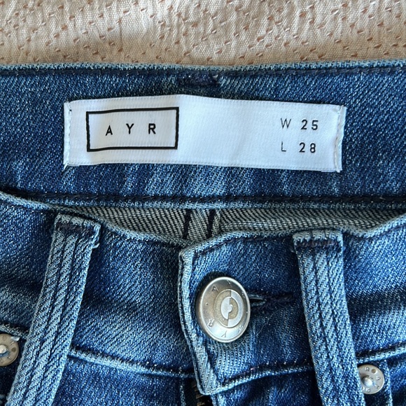 AYR Riser Skinny Jean in Neon Jupiter - Picture 4 of 9